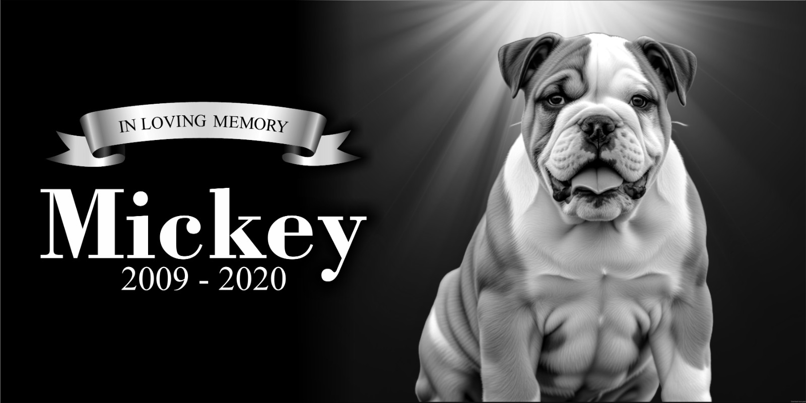 Personalized Pet Stone Memorial Grave Marker Granite Plaque Human headstone