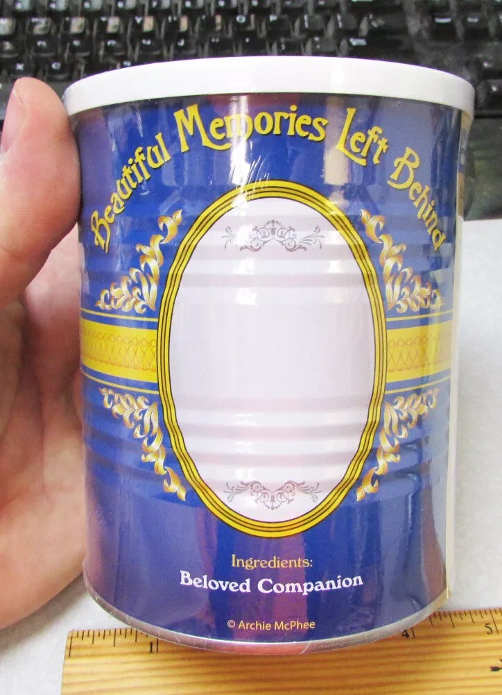 MODEST PET URN – Rest in Peace Cheap Funeral Service in a Can! – Archie McPhee