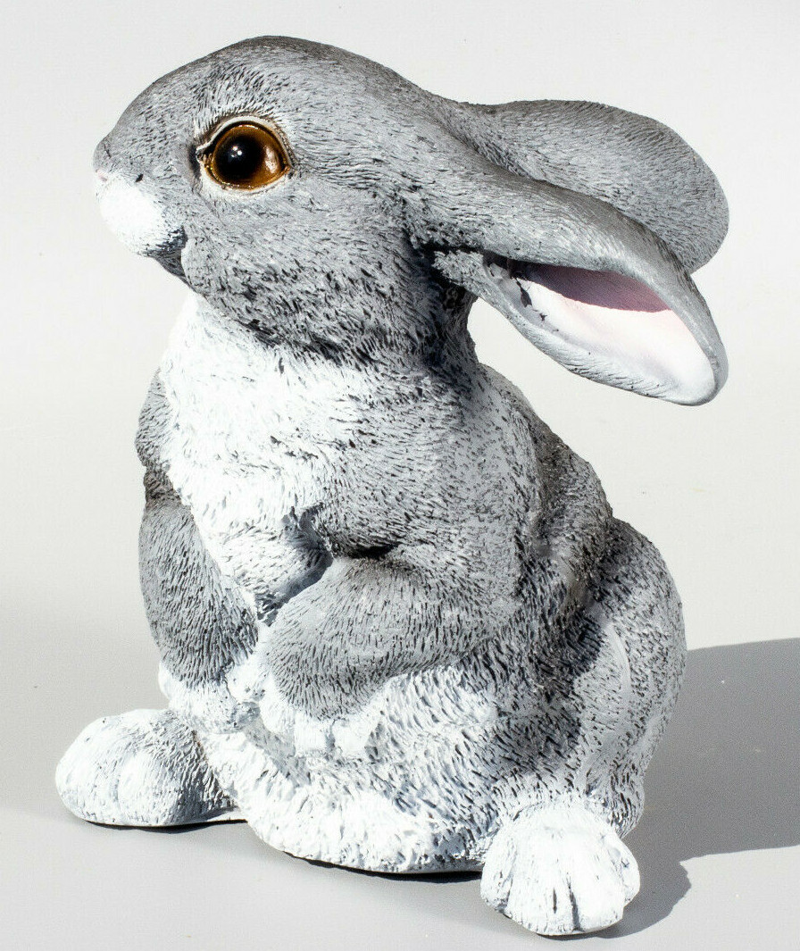 Rabbit Cremation Urn For Ashes Bunny Figurine Memorial Pet Loss Grave Ornament