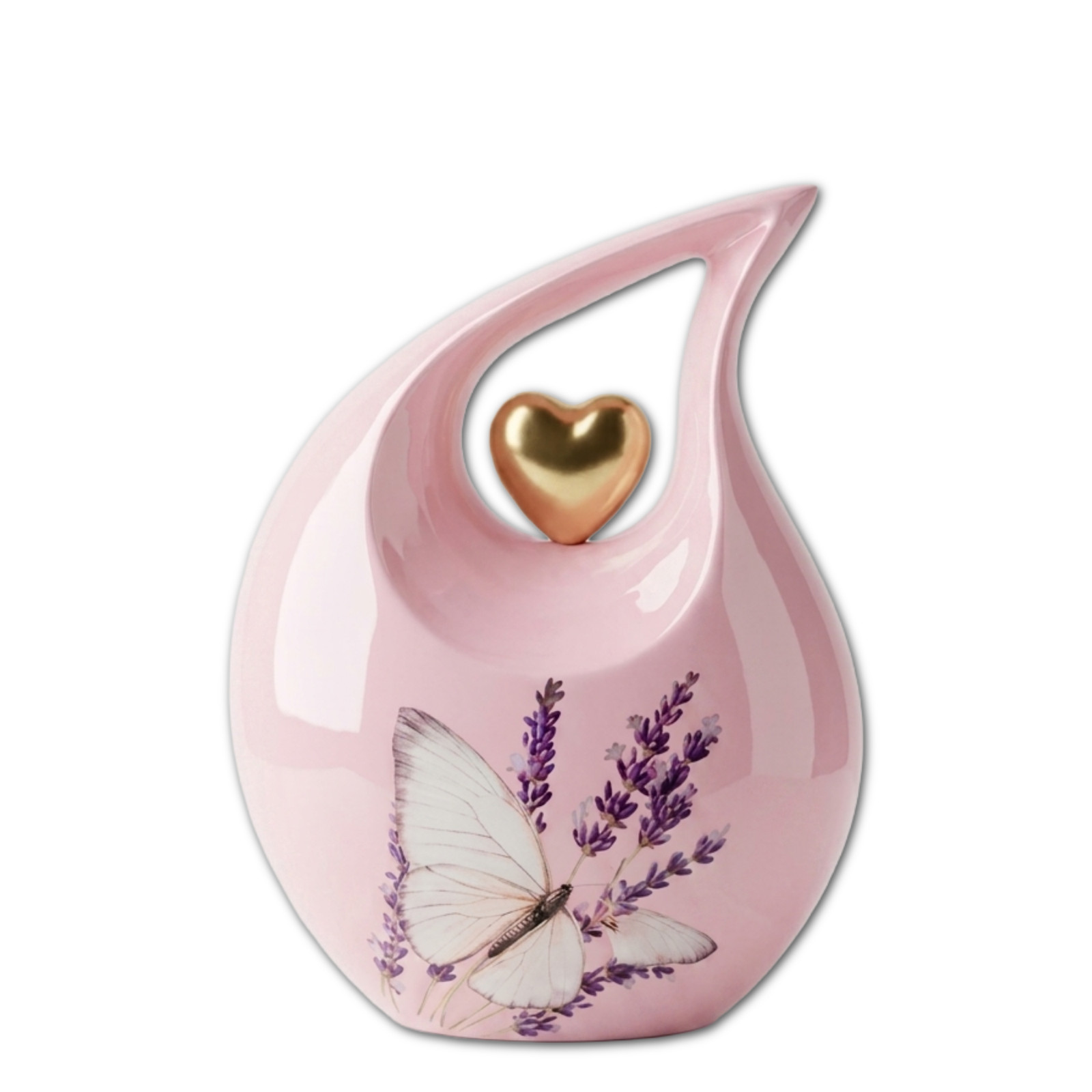 Teardrop Cremation Urns Adult Human Ashes – 200 Cu In Memorial Urns for Female