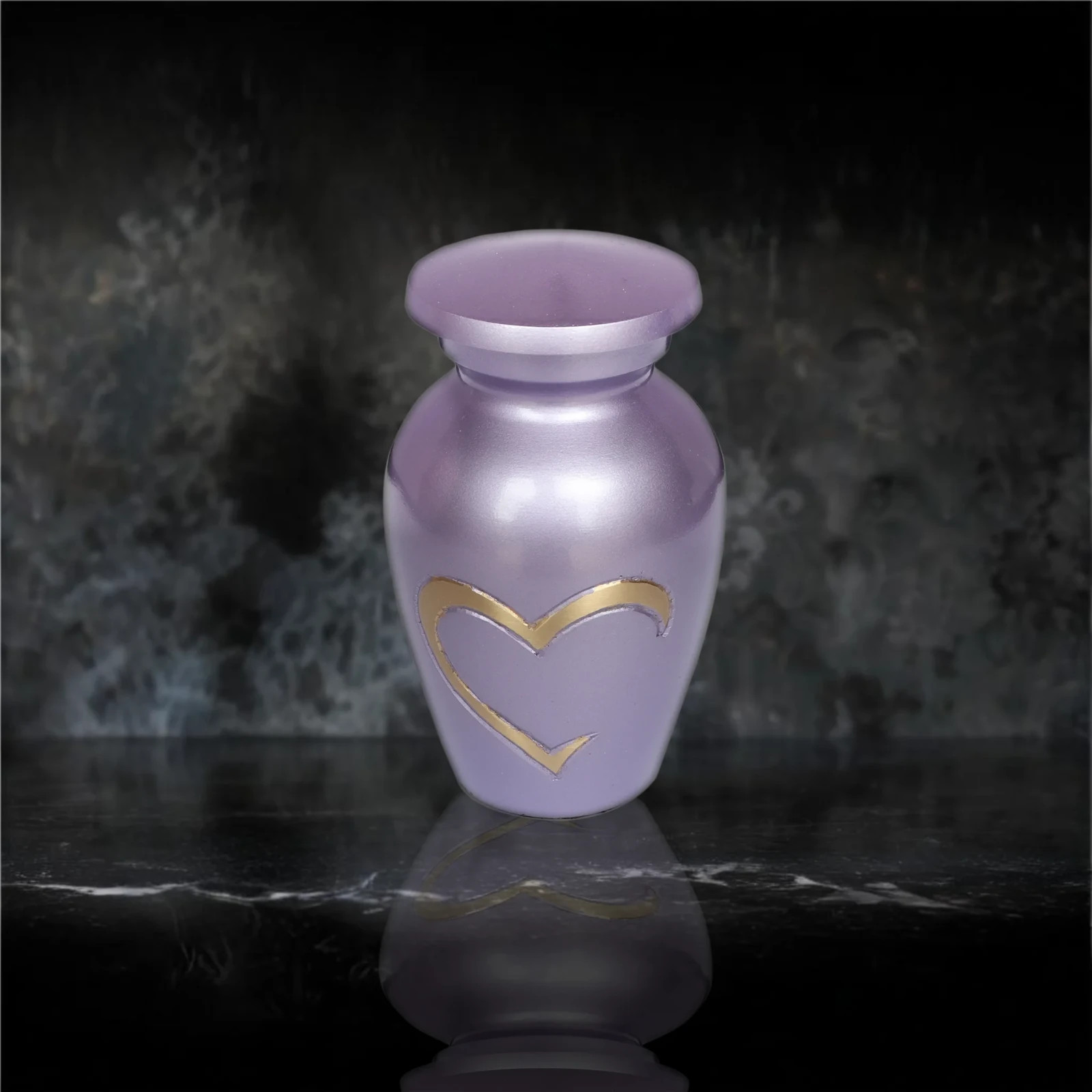 Lavender Heart Keepsake Urn
