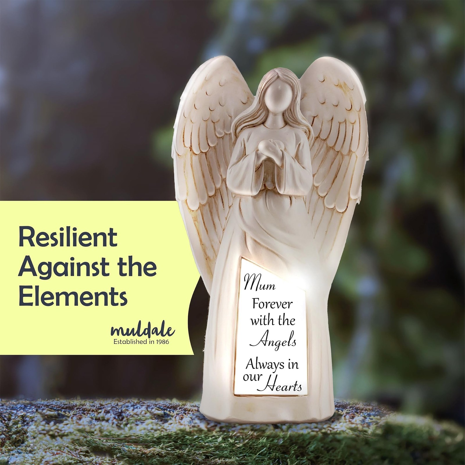 Solar Angel Statue Decoration for Cemetery – Loss of a Mother Sympathy Gifts …