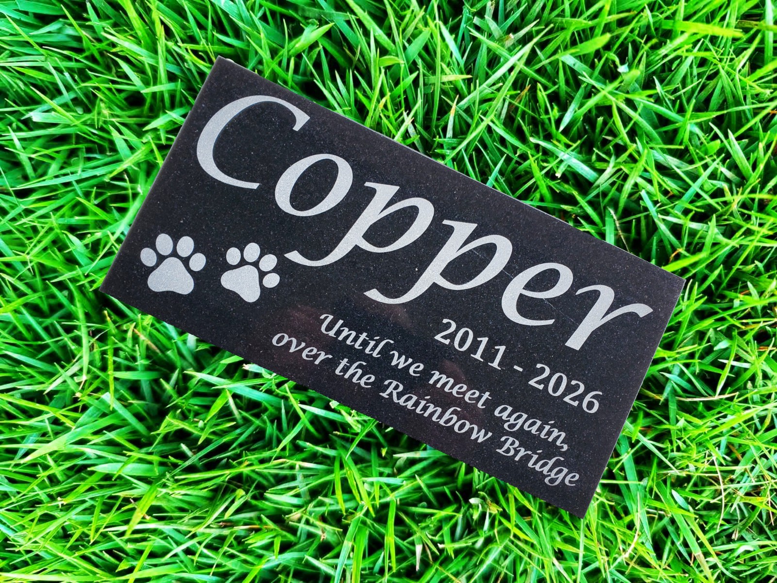 Pet Memorial Grave Stone Marker | Dog Cat Headstone Tombstone Pet Loss Gift t22