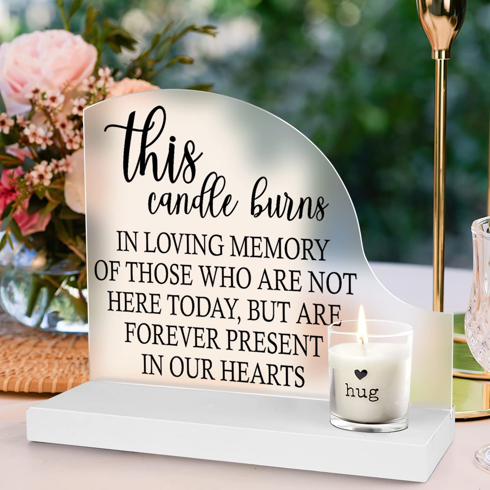 Wedding Remembrance-Sympathy Gifts Memorial Candle – Gifts for Loss of Loved …
