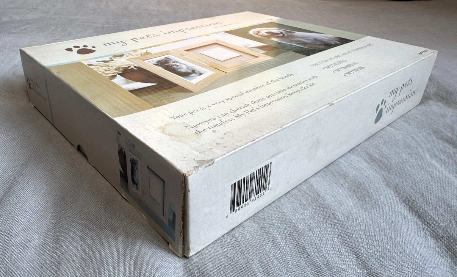 My Pets Impression Memorial Cat Dog Picture Keepsake Paw Print Kit No Mix No Mes