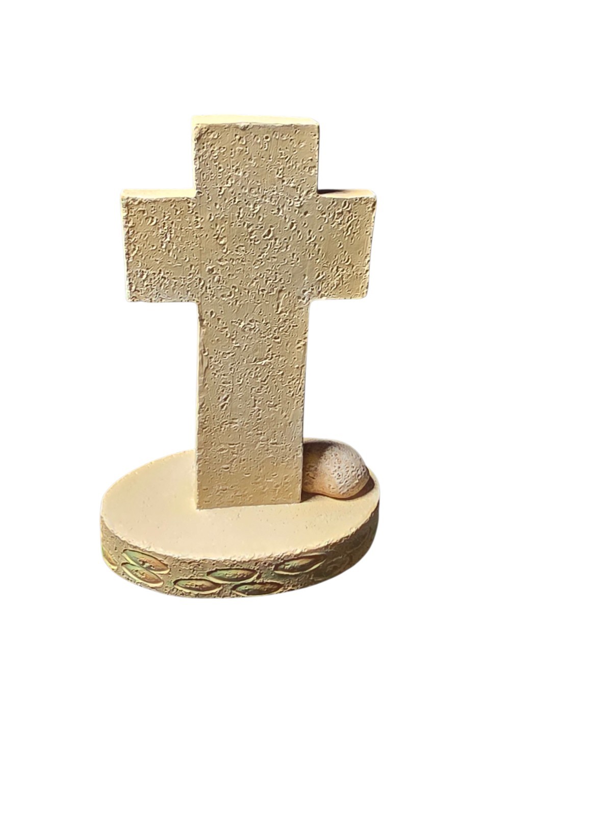 Pet Cat Outdoor Cross, Remembrance Gift 4.5″ Resine