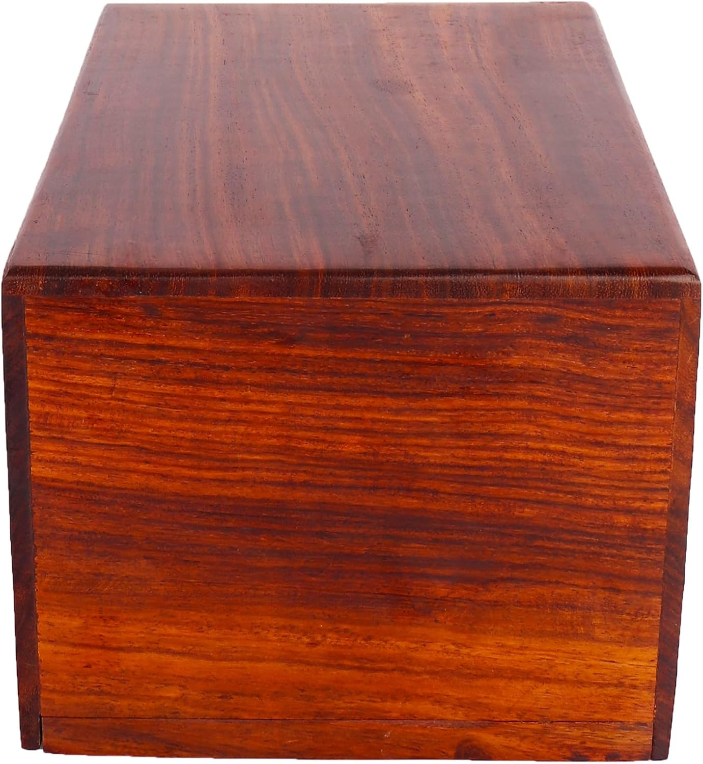 Rosewood Pet Urn for Ashes – Handcrafted Wooden Urn Box for Dogs & Cats – Fits 1