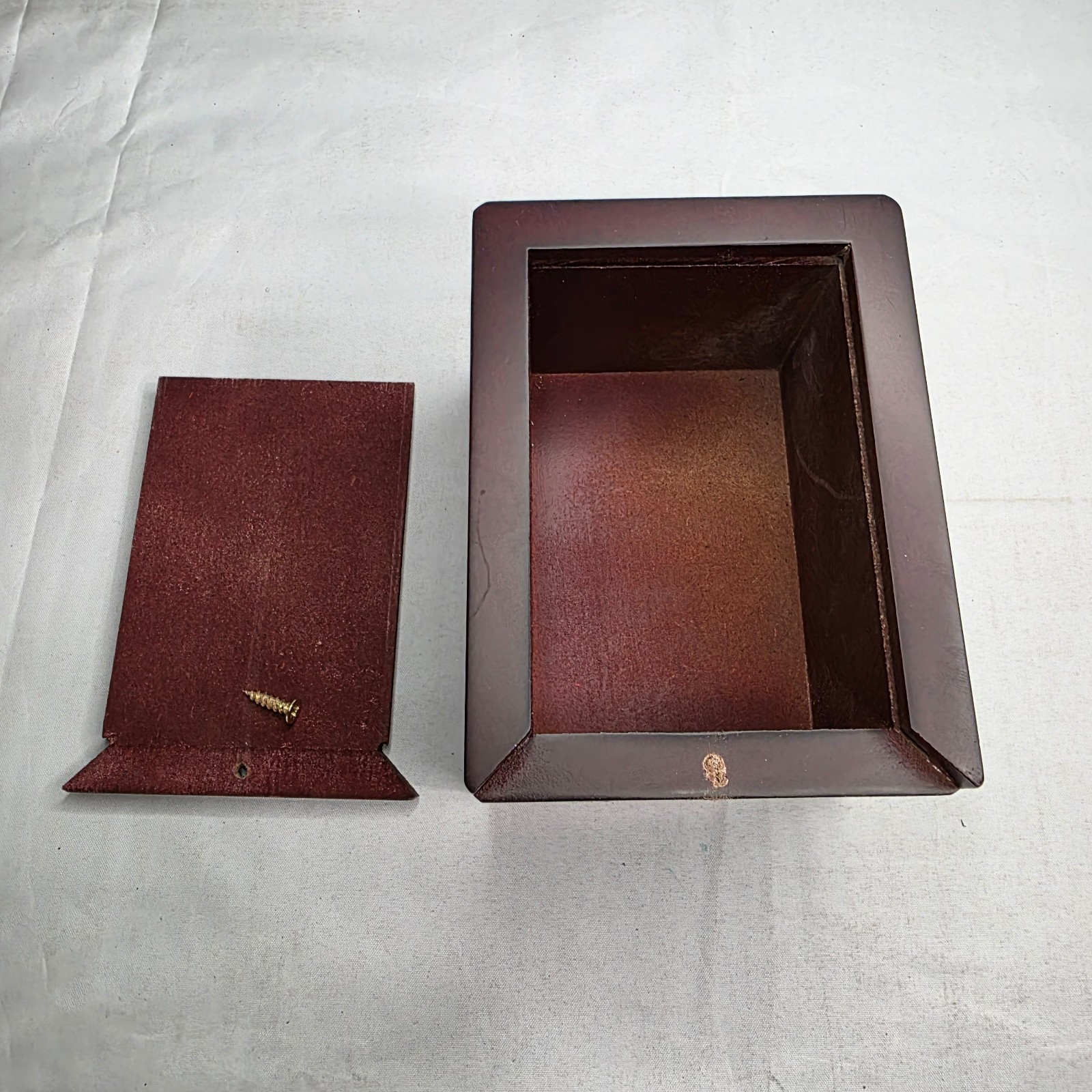 Cherry Wood Photo Box Urn Human Keepsake Pet Cremation Memorial Loss Remembrance