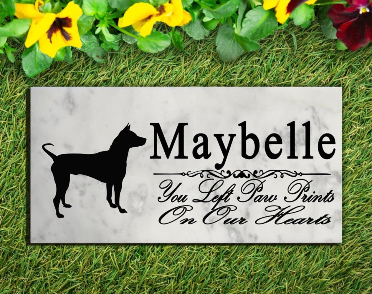 Thai Ridgeback Memorial Stone Personalized Garden Plaque or Grave Marker Outdoor