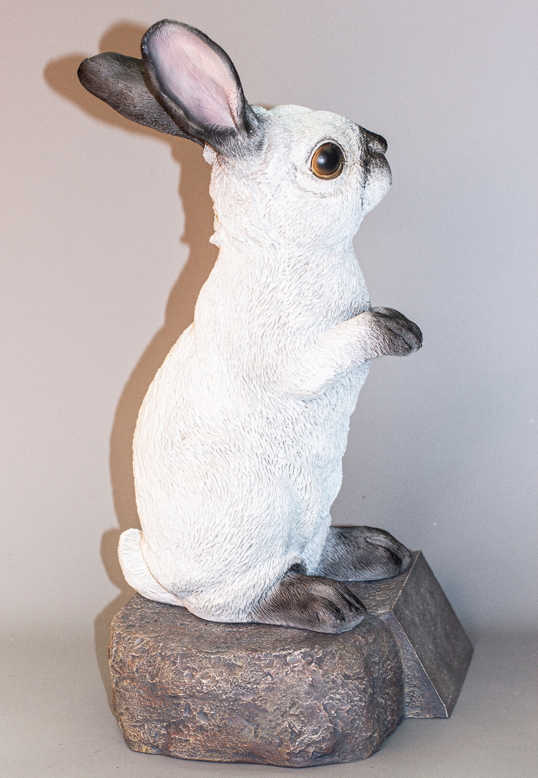 Pet Memorial Stone Plaque Personalized Rabbit Urn Ashes Bunny Statue Grave Decor