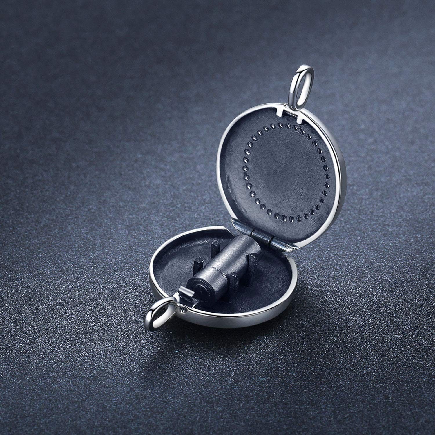 S925 Sterling Silver Paw Urn Pendant Necklace for Pet Cat Dog Ashes Cremation…