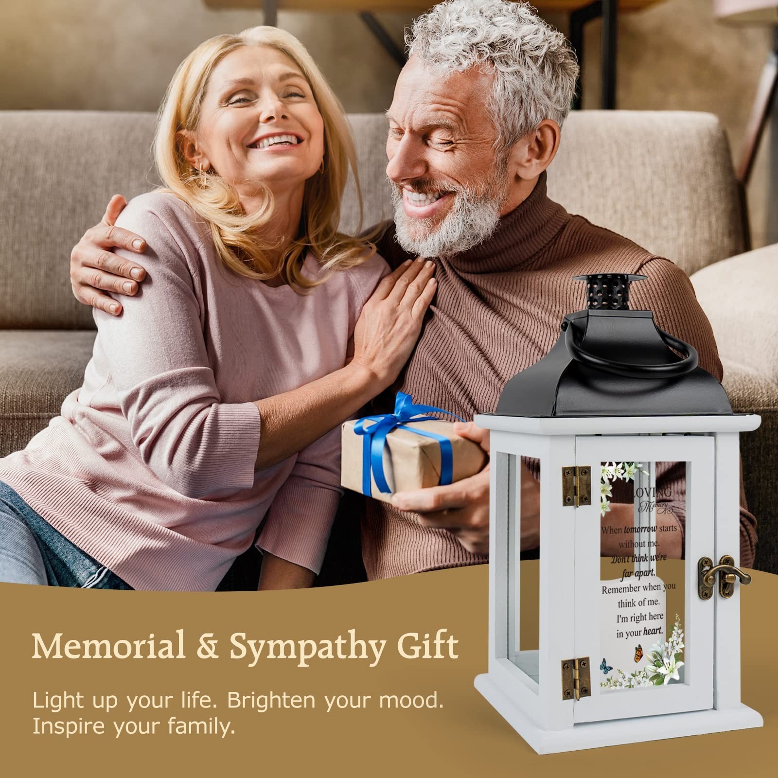 Memorial Lantern – Bereavement Sympathy Gifts for Loss of Loved One Memorial …