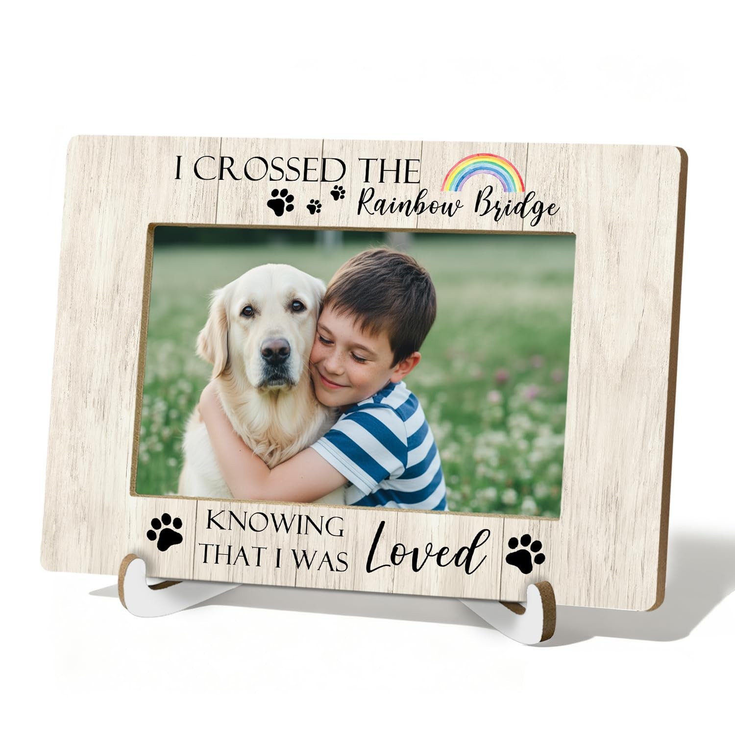 Memory Dog 4×6 Picture Frame, Dog Memorial Gifts Photo Frame, Pet Sympathy Gi…
