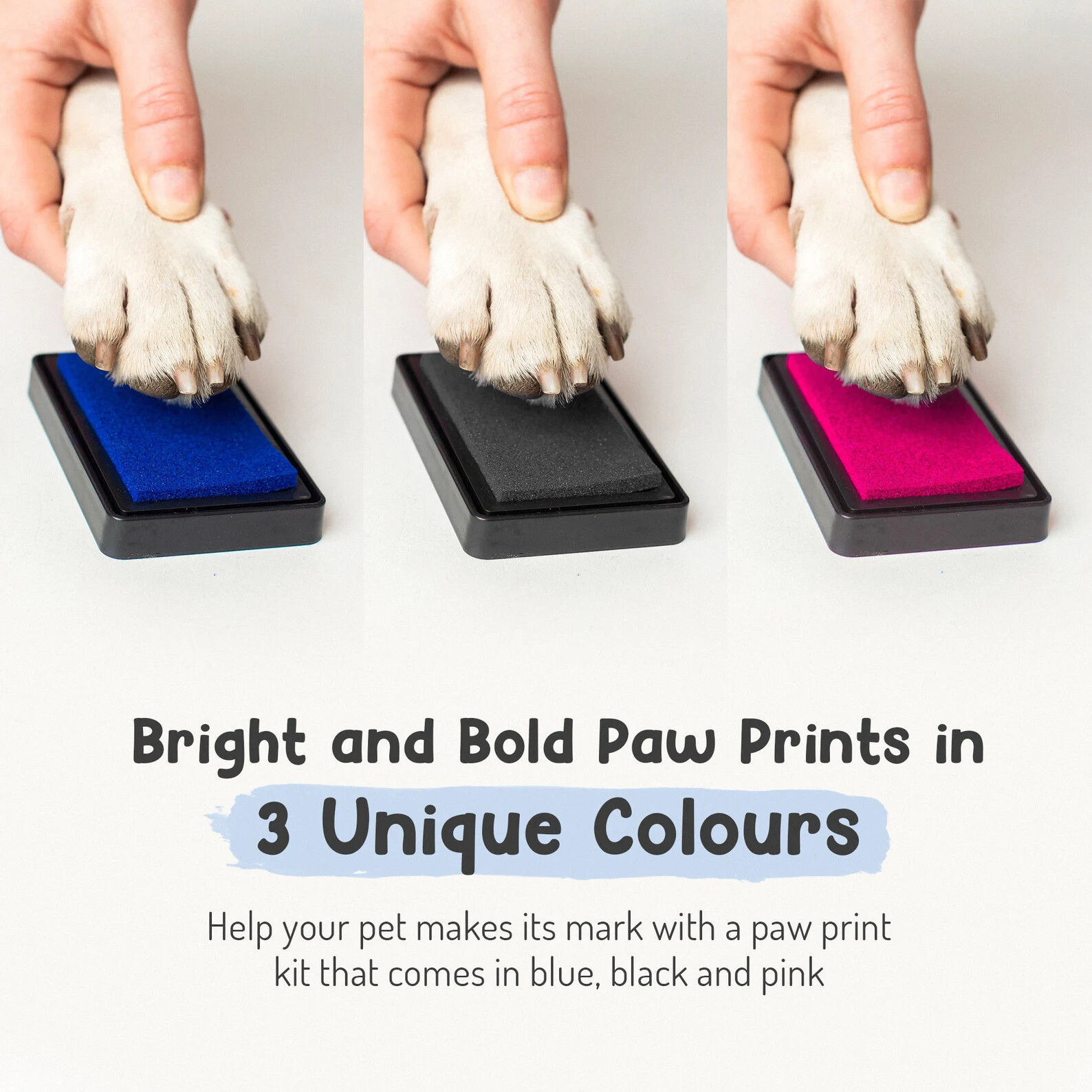 Pet Paw Print Kit – Paw Print Pad – Non Toxic Ink Pad for Pets – Cats and Dogs
