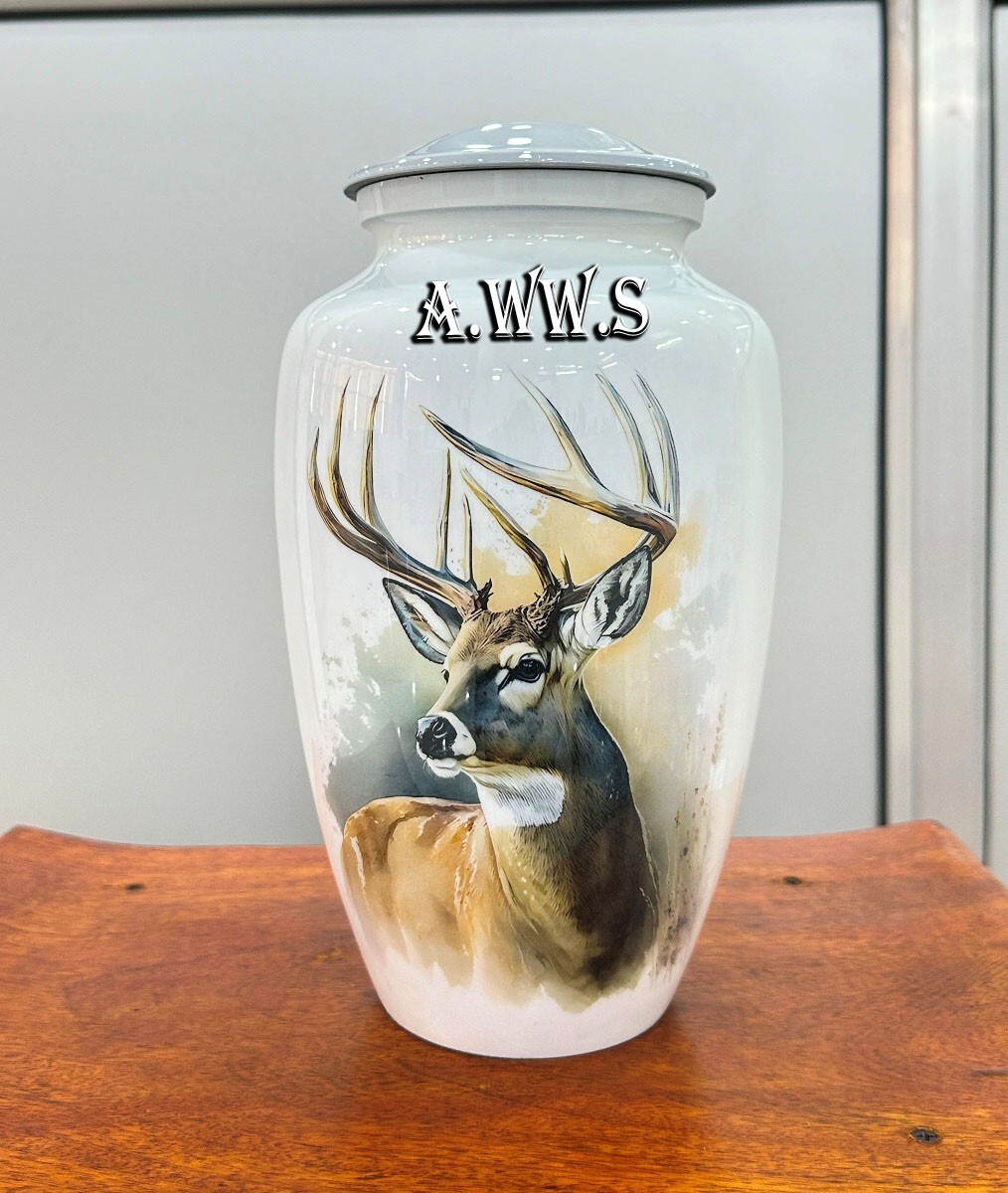 Cremation Urn Memorial Jar Pot Container | Full Size Urn for Funeral Ashes
