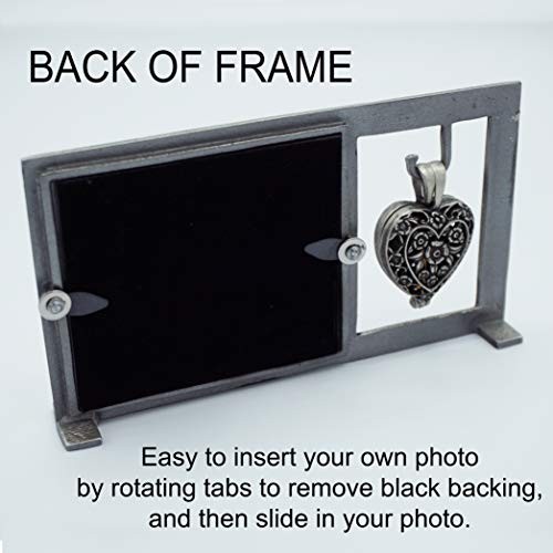 Memorial Photo Frame with Vial for Ashes or a 5-1/4 by 3-Inch Those We Love
