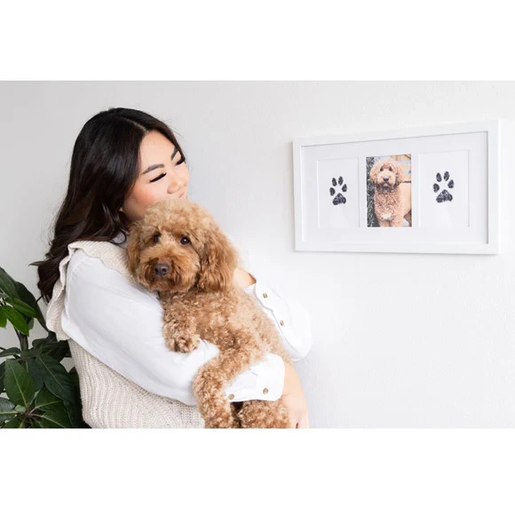 Pearhead Pawprints 3-Opening Frame, Memorial Frame