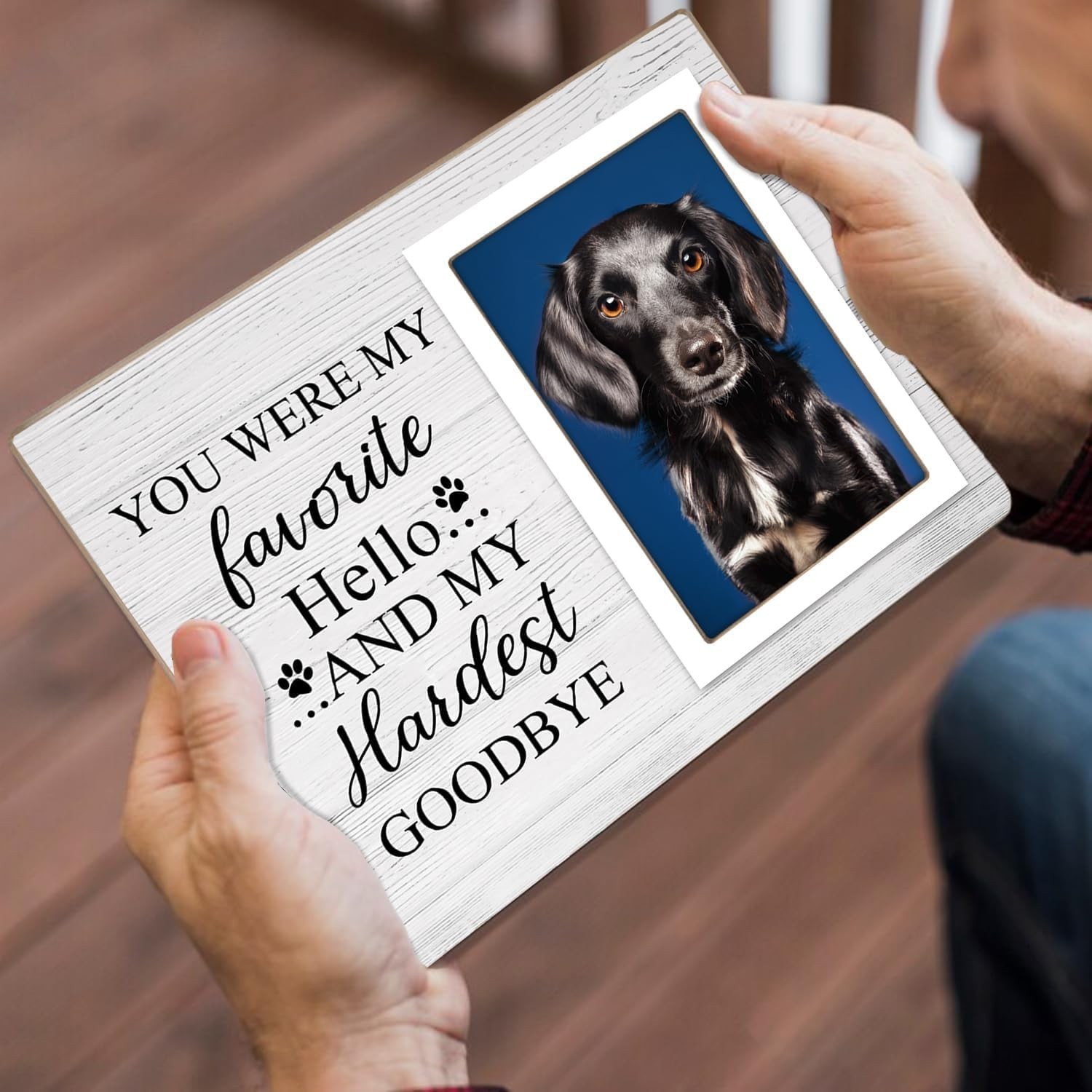 Pet Memorial Picture Frame for Dogs, Dog Memorial Photo Frame, Pet Loss Sympa…