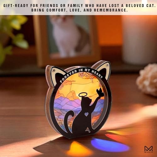 Pet Paw Print KeepSake Dog Memorial Suncatcher – Pet Miarita- Cat Fur Keepsake