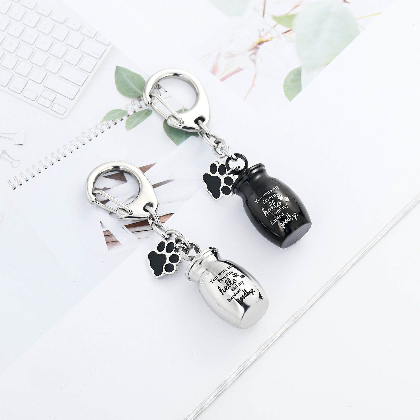 Pet Urns Keychain Pet Urns for Dogs Ashes Keepsake Small Pet Urns for Dogs Cats