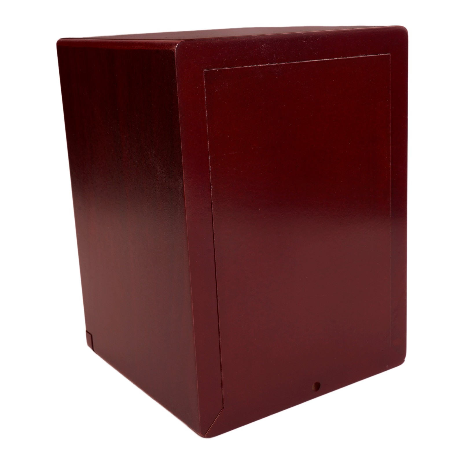 Funeral Cremation Urn with Photo Frame 5*4.8in For Dogs & Cats Wooden(Red, L)