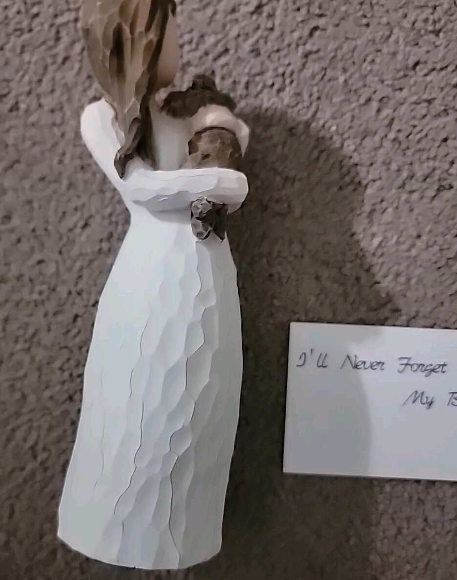 FRUMOASA Angel Gift 6″ Sculpted Dog Angel Sympathy Gifts W/ Box