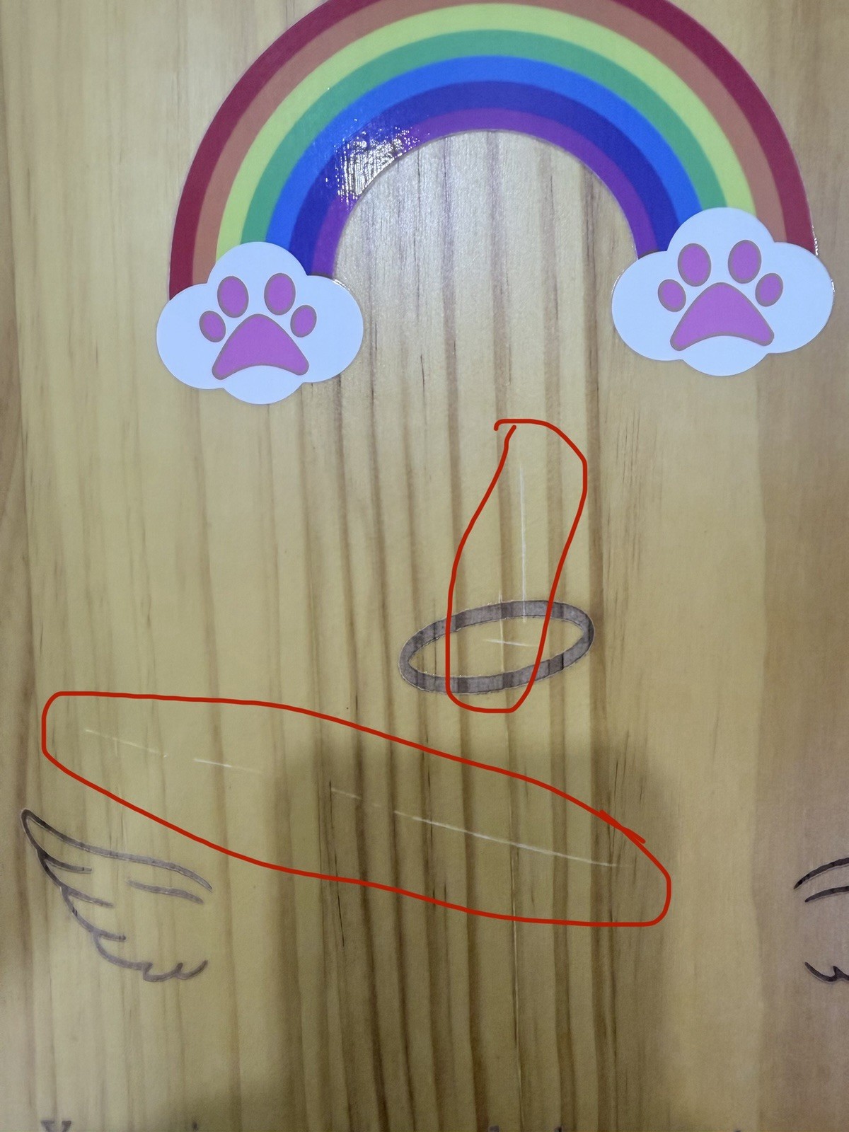 Handmade Pet Casket Pine Wood，Dogs Cats Coffin,Pet Burial Box Memorial, XS, Pink