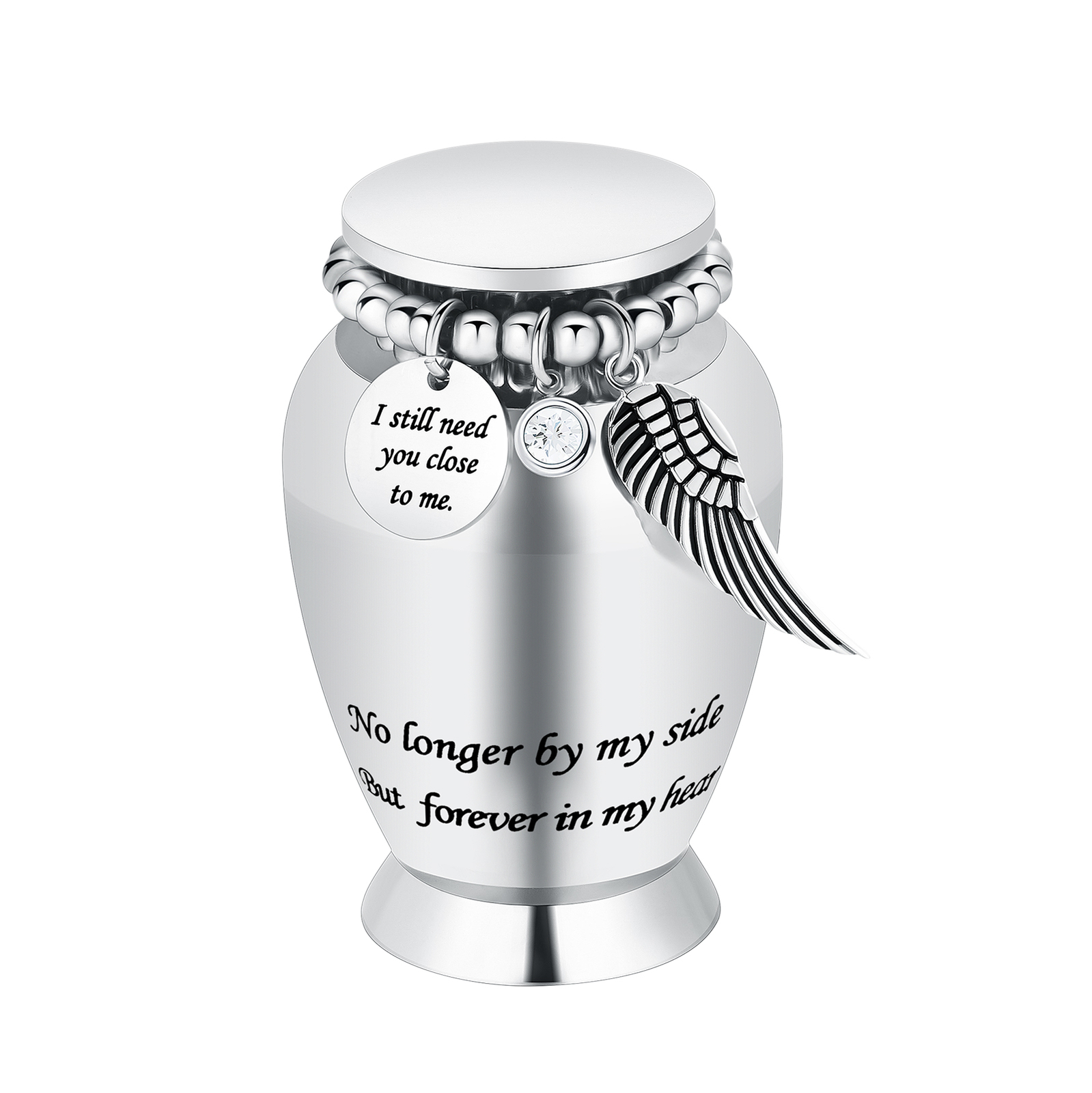 Angel Wings Decorative Cremation Urns for Ashes Adult Male-Female Urn for Human