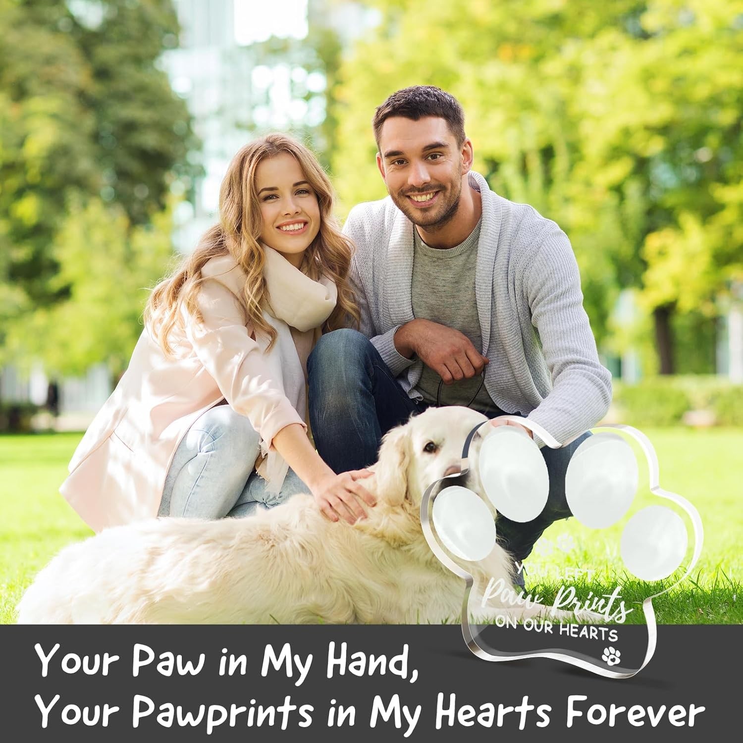 Dog Memorial Gifts for Loss of Dog, Sympathy Gift, Pet Clear