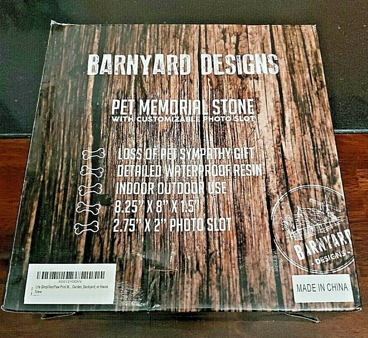 Barnyard Designs You Left Paw Prints On Our Hearts Paw Print Memorial Stone A8