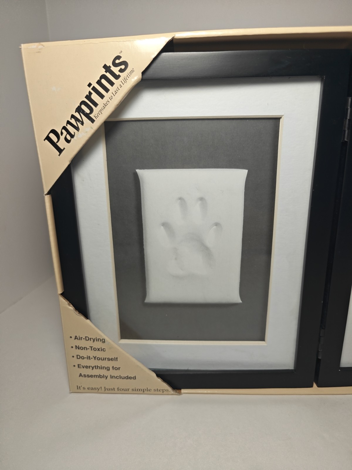 Pearhead Pawprints Pet Photo Frame with Imprint Kit for Cats and Dogs 4×6/5×7 📷