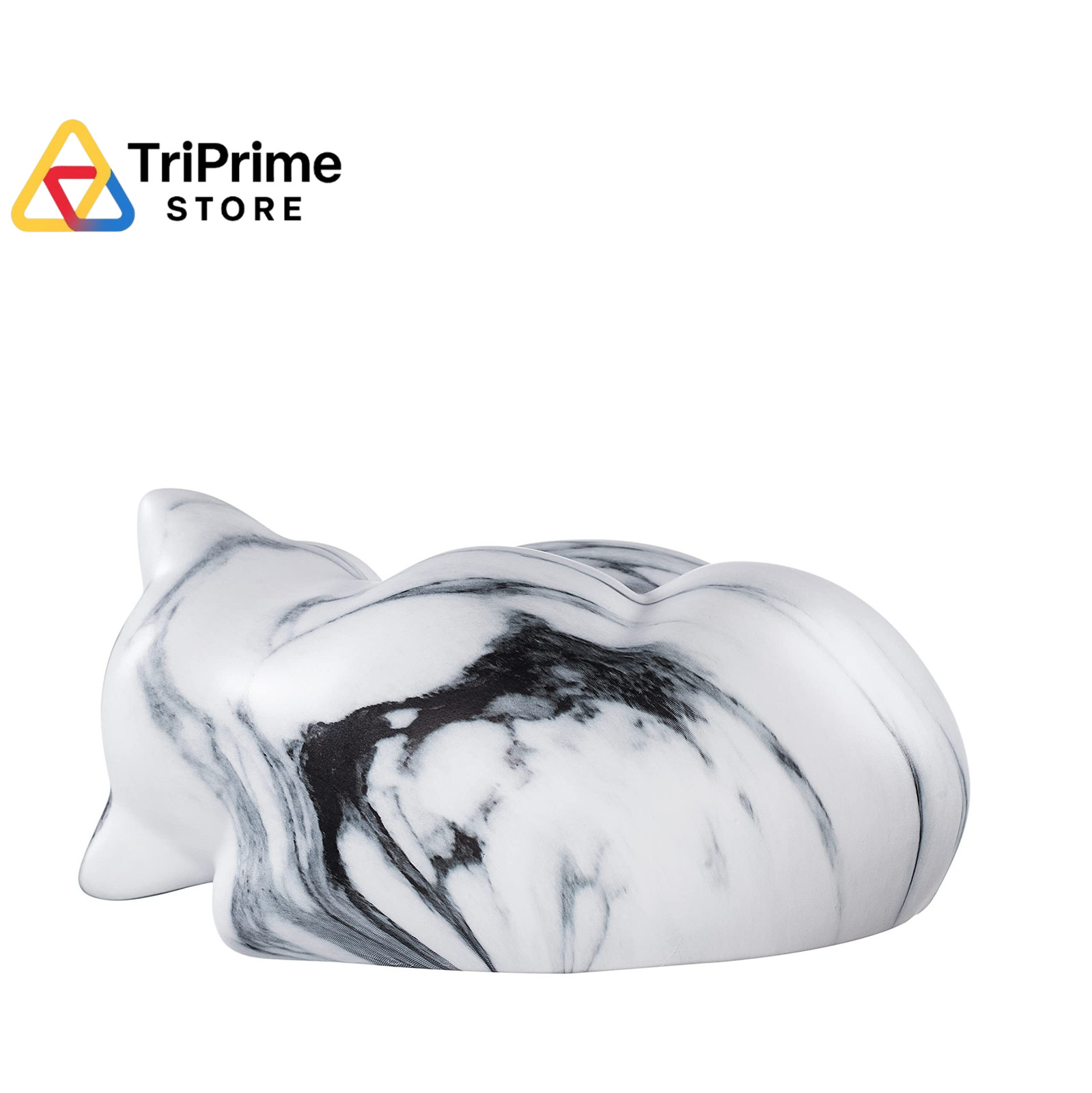 Kriss Art Pet Urns,Sleeping Resin Cremation Cat Urn, Sleeping2, White