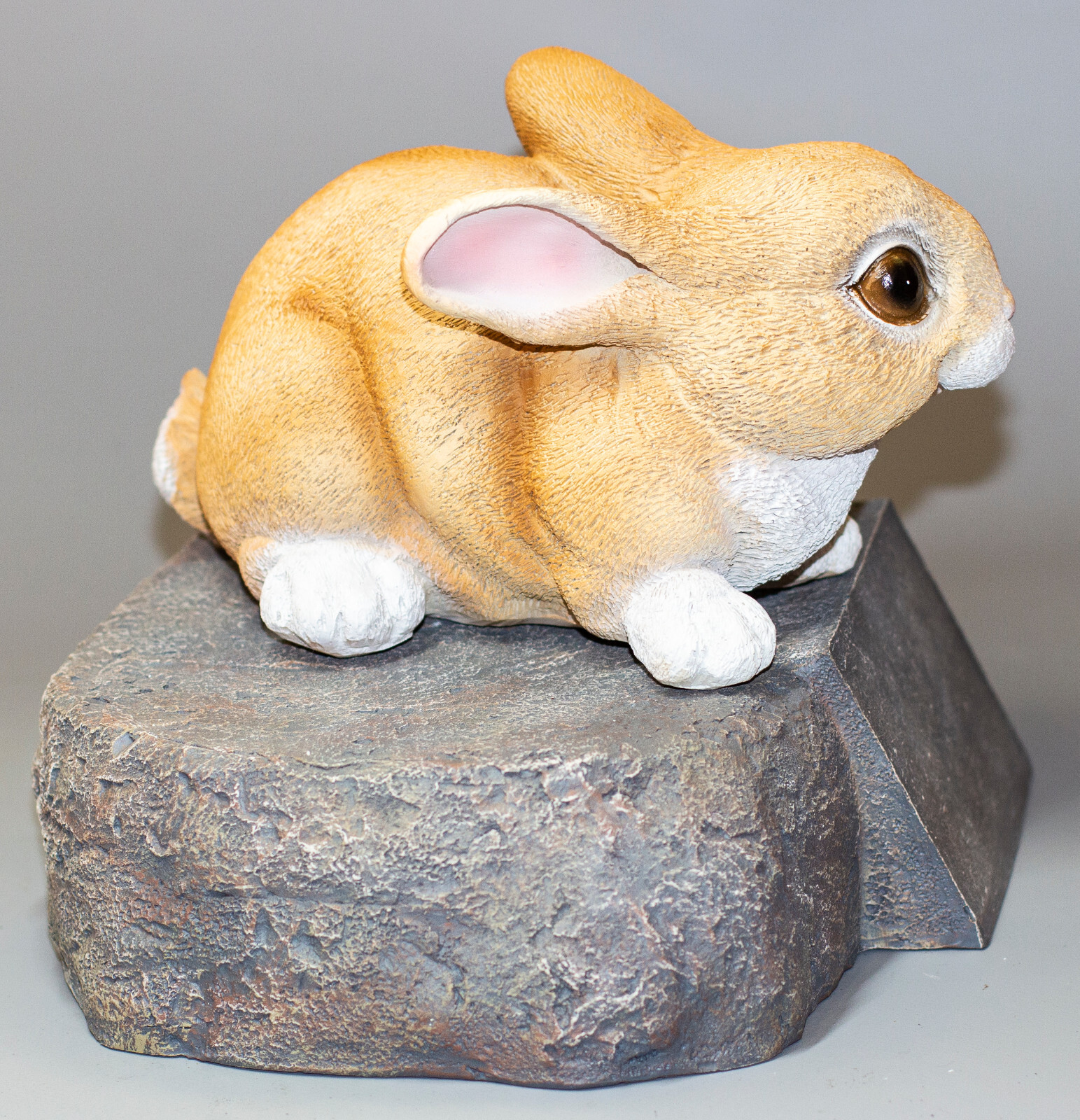 Pet Grave Stone Bunny Rabbit Cremation Urn Animal Figurine Funeral Keepsake Gift