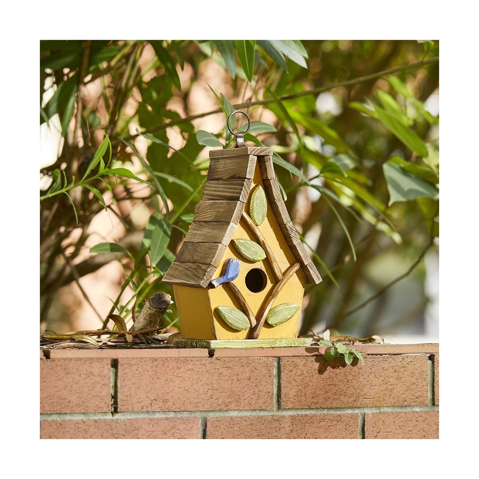Glitzhome Bird Houses for Outside, Bluebird Houses for Outdoors… FAST USA SHIP