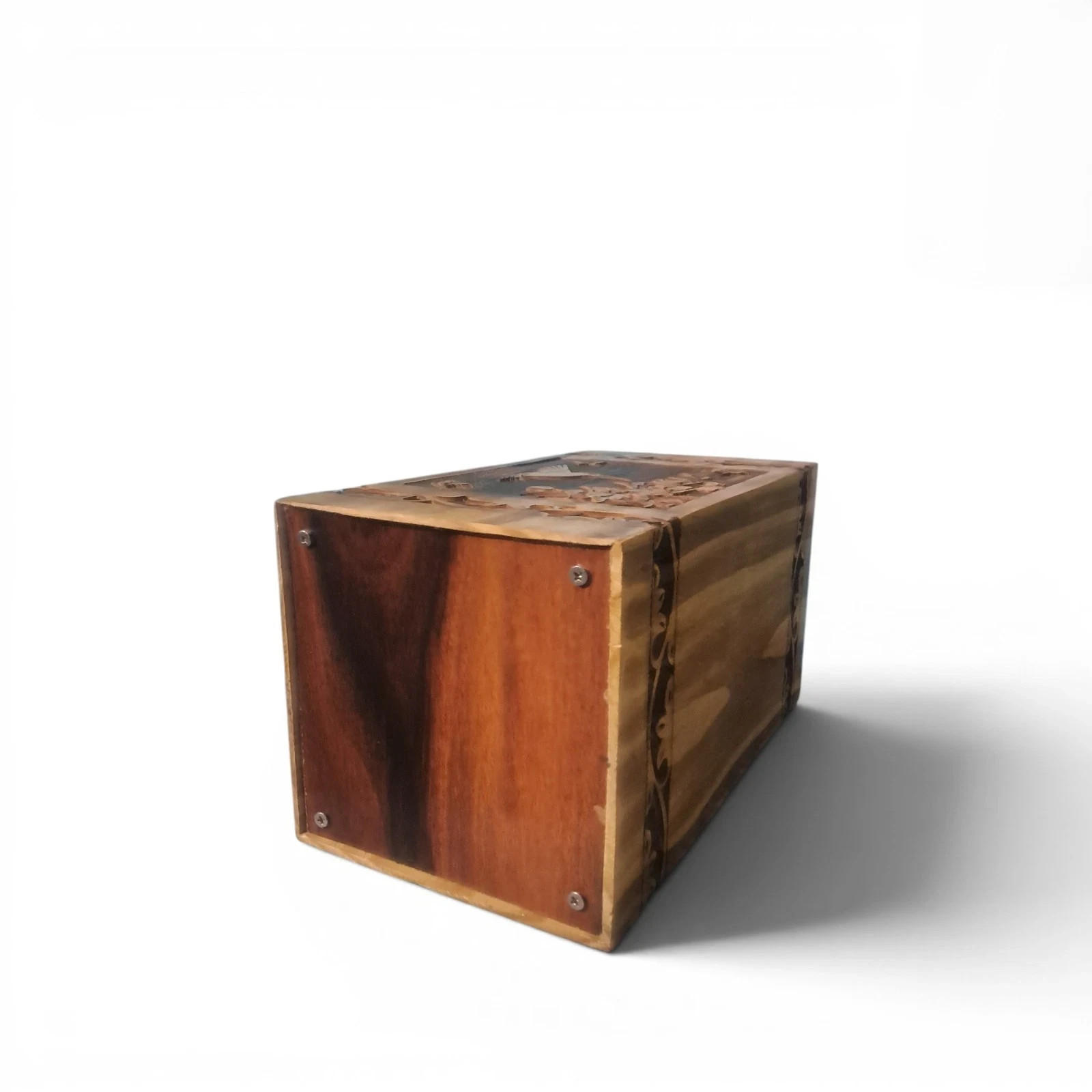 “Large Wooden Cremation Urn for Human Ashes Adult Memorial Hummingbird 250lb”