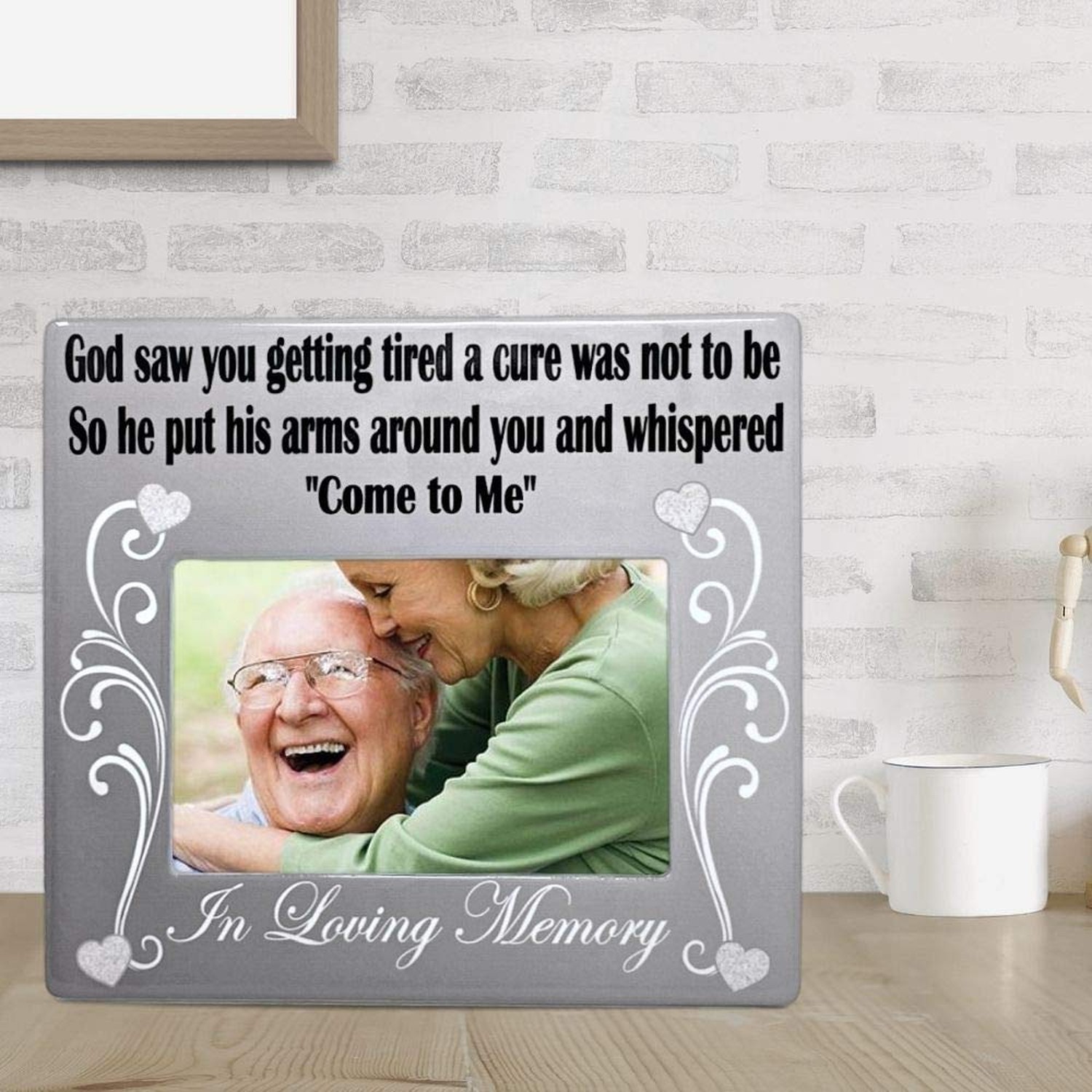 In Loving Memory Picture Frame for Loss of Loved One – Sympathy Memorial P