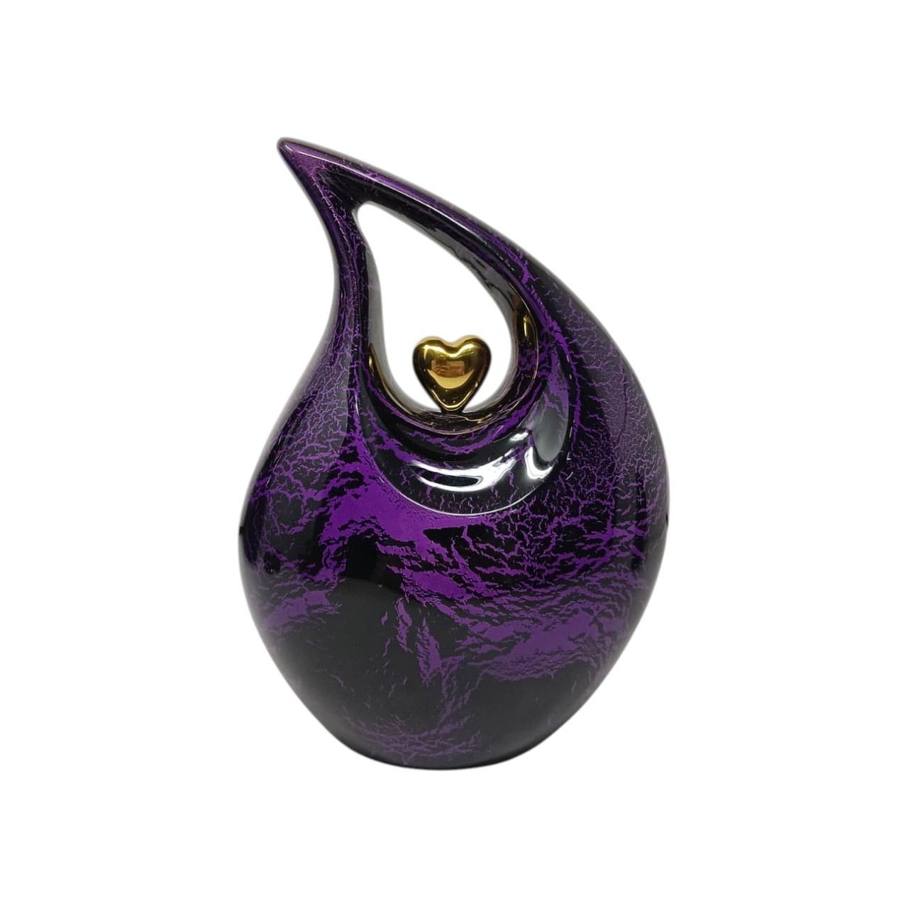 Premium Teardrop Cremation Urn Heart Keepsake Memorial Ashes Urn Medium Size