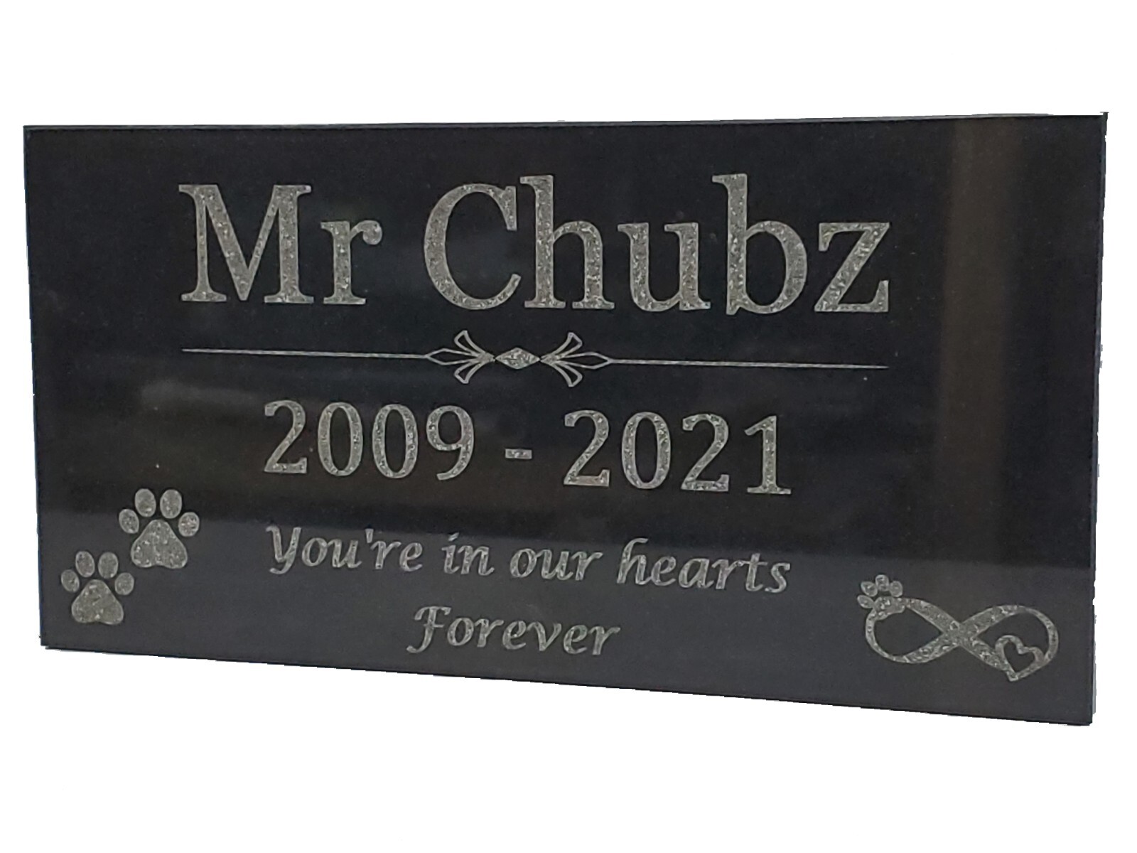 6×12 Granite pet memorial grave head stone marker cat dog chicken rabbit gift t1