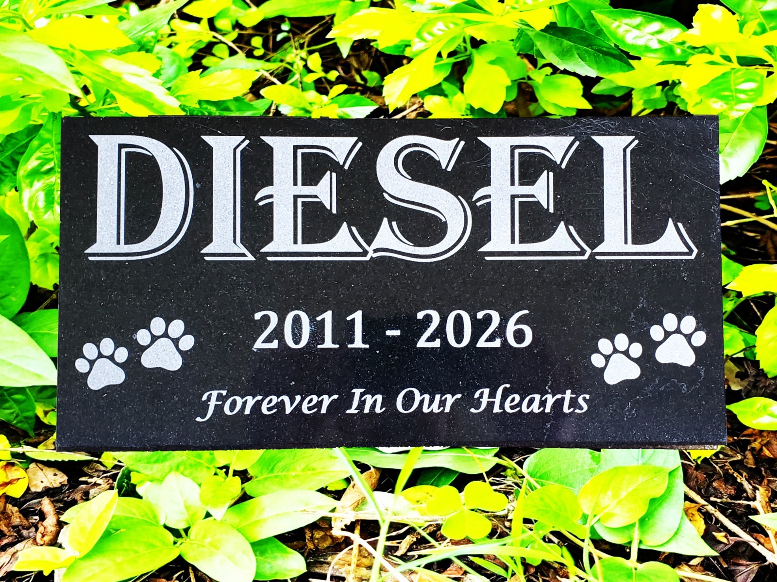 Pet Memorial Grave Stone Marker | Dog Cat Headstone Tombstone Pet Loss Gift t24