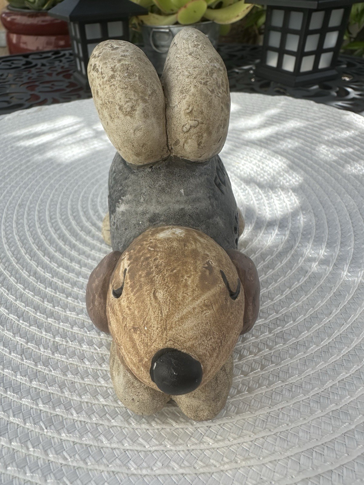 Forever In My Heart Keepsake Angel Dog Puppy Memorial Rock Grave Marker