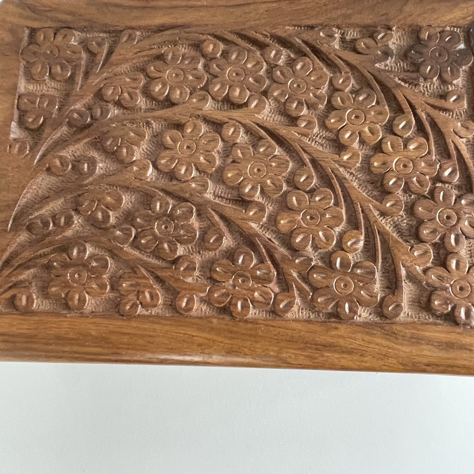 Tree of Life Pet Urn Medium Keepsake Engraved Wooden Natural Rosewood Box