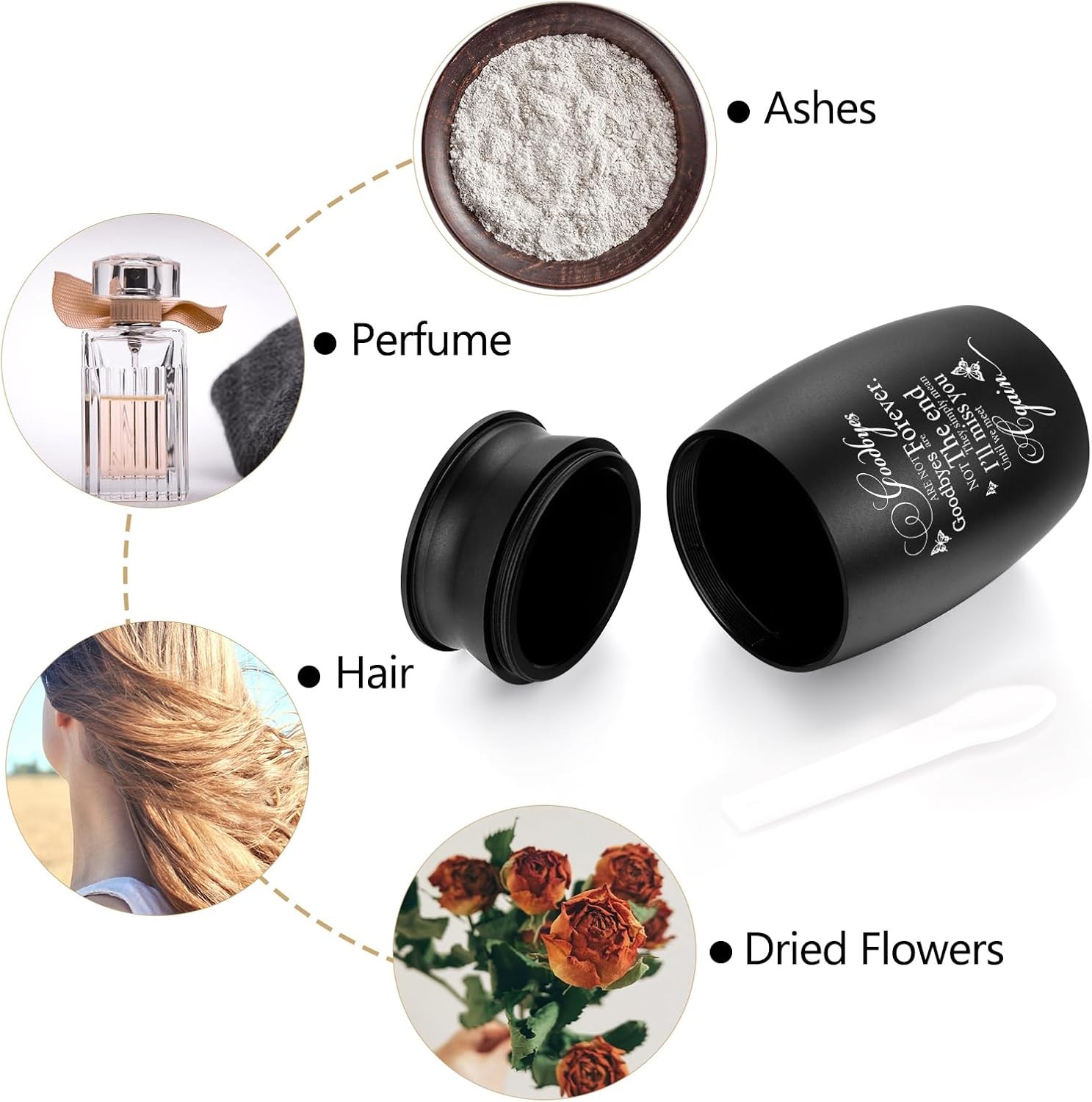 Small Urns for Human Ashes Keepsake – 3 Inches Butterfly Mini Cremation Funer…
