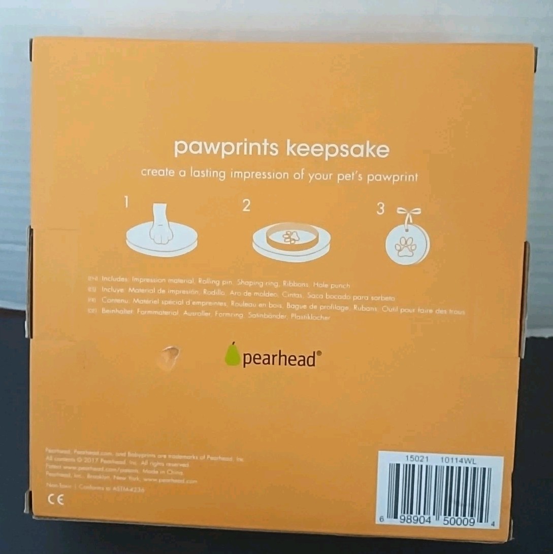 Pawprints Keepsake Kit for Dogs Or Cats Pawprint Ornament Pearhead