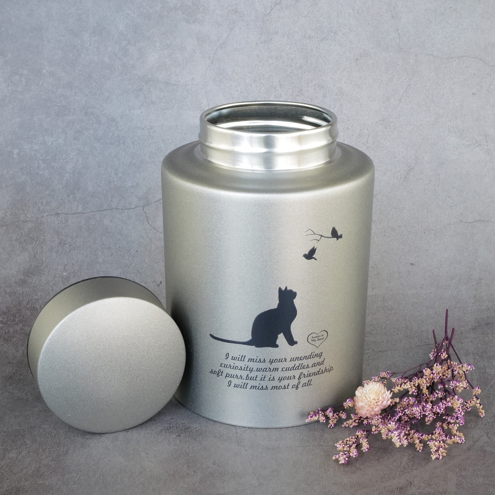 Pet Cremation Cats Urns for Ashes, Up to 60 lbs Cat Memorial Keepsake Urns