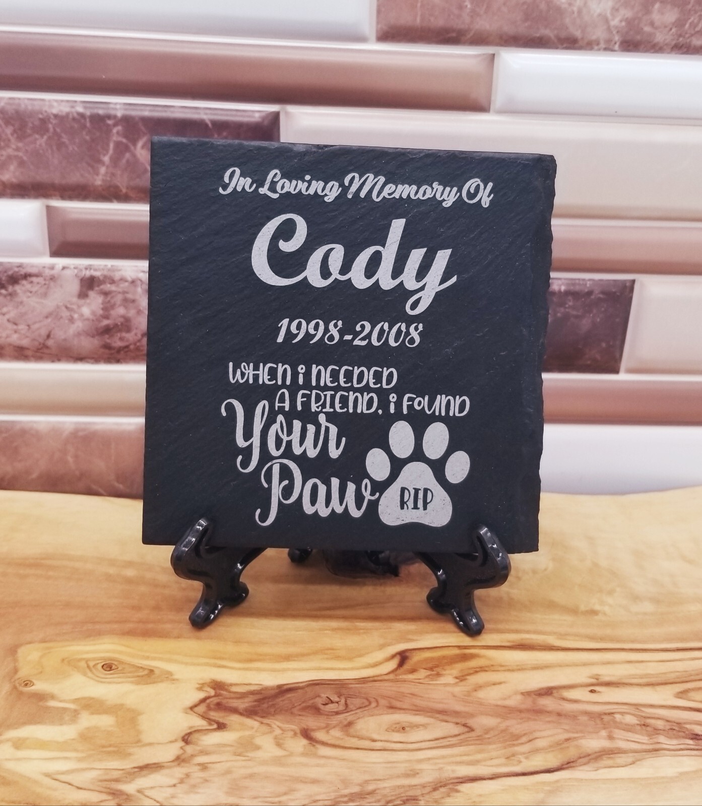 Personalized Pet Memorial Stone, Dog Memorial Stone, Pet Headstone Grave Marker