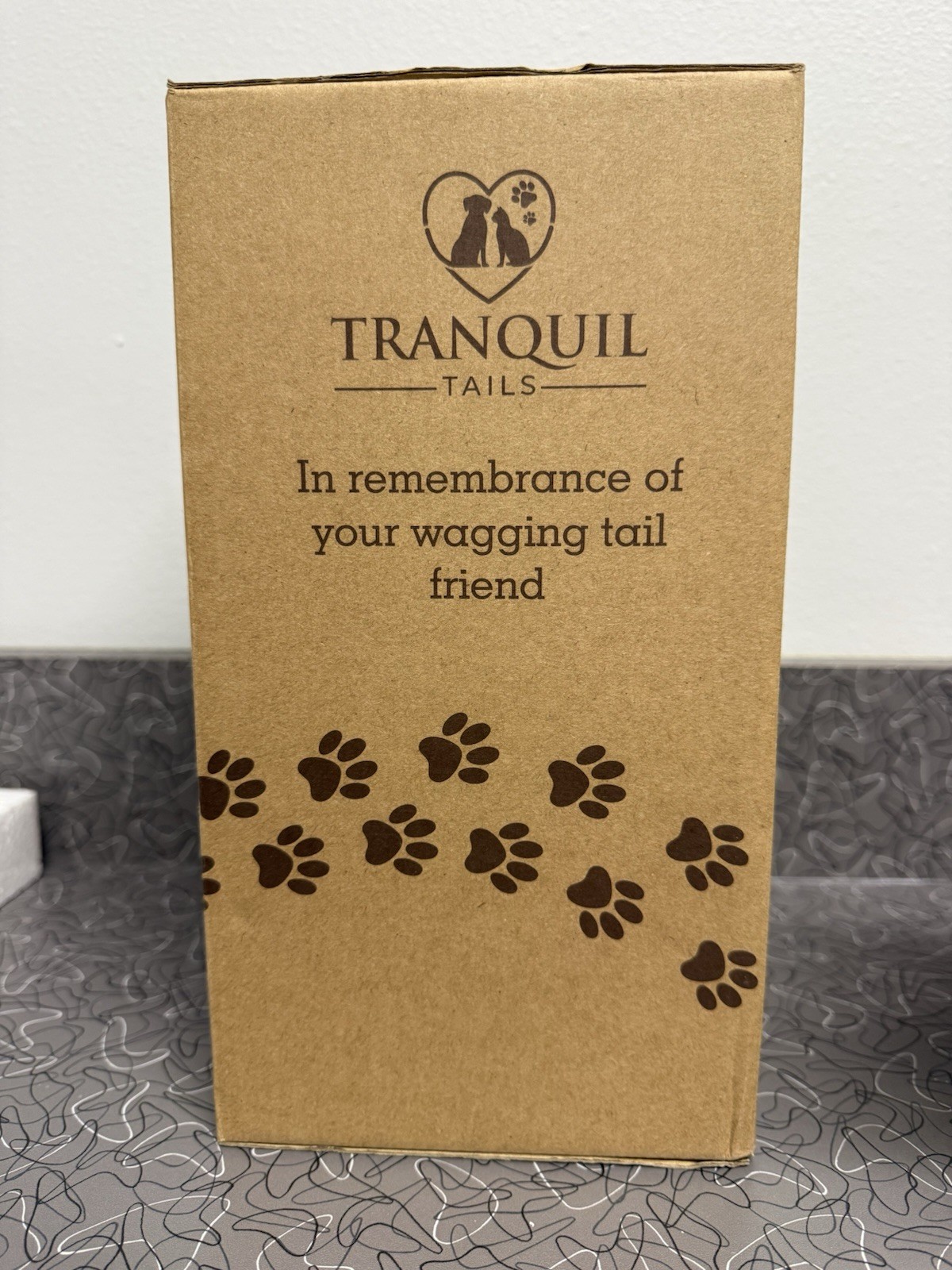 Dog Angel 9” Pet Memory Bereavement Statue “No Longer by Our Side…” New in Box