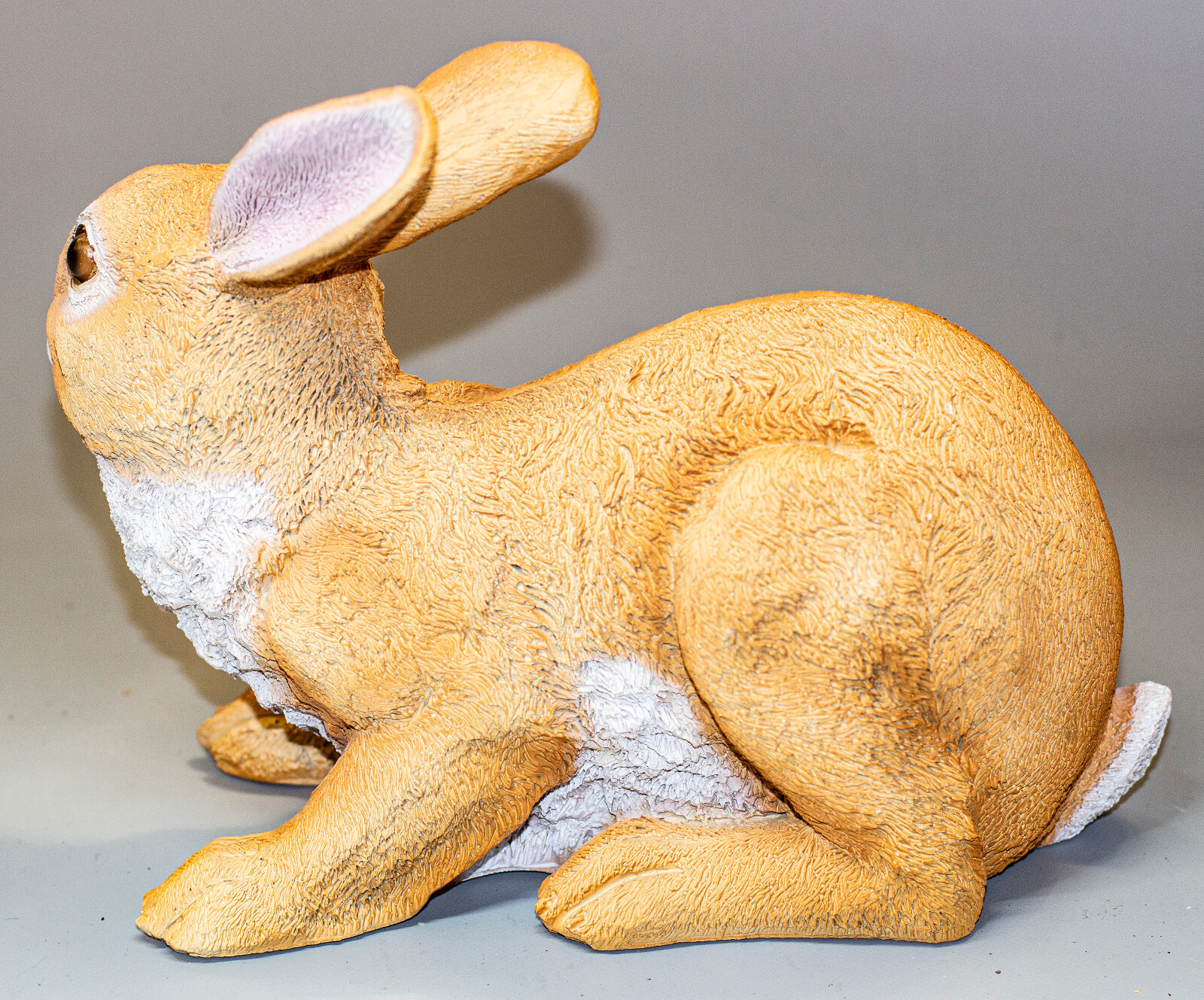 Pet Cremation Urn Bunny Rabbit Statue Memorial Animal Grave Decor Unique Casket