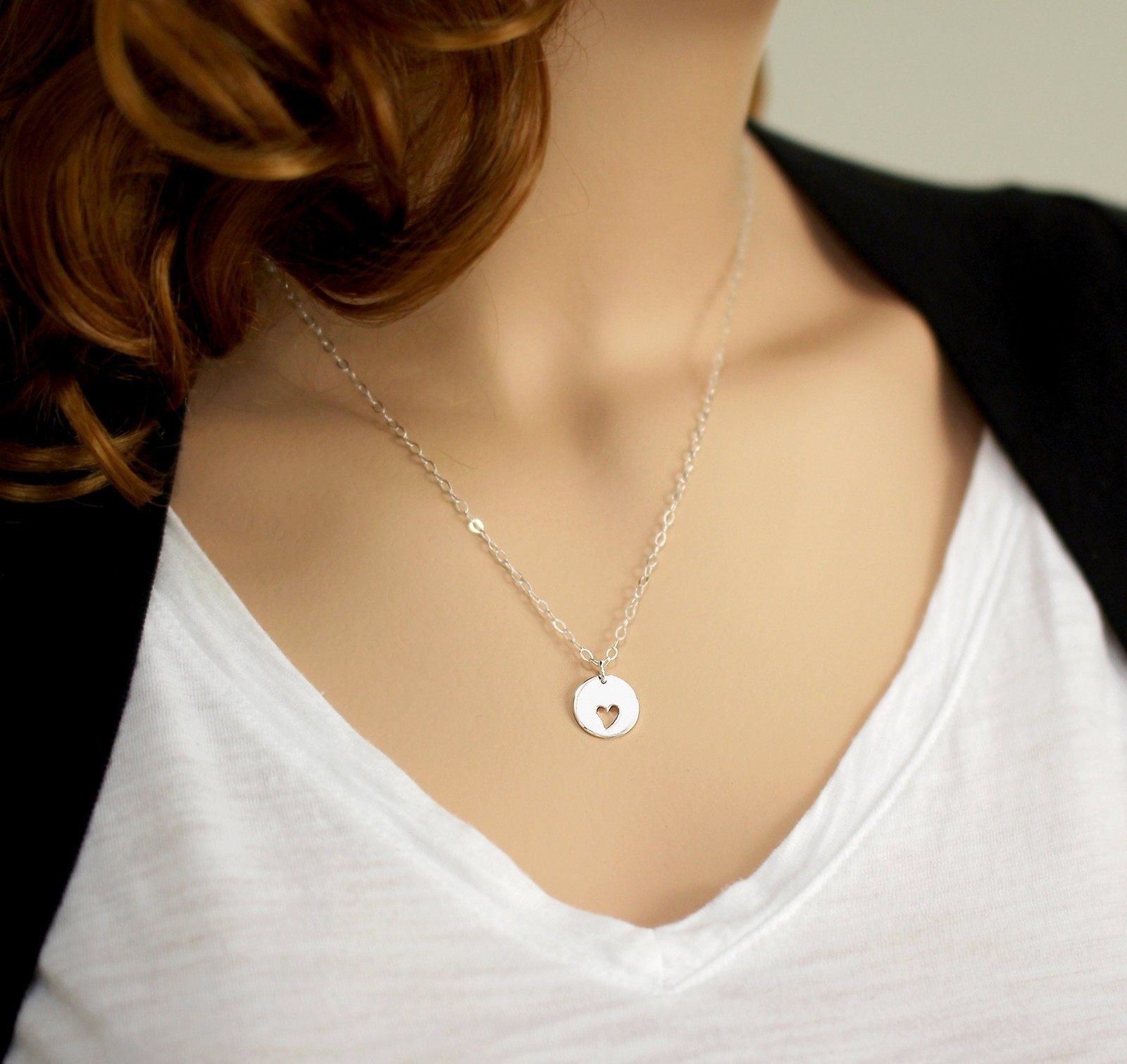 Sterling Silver I Carry Your Heart Cutout Necklace – Loss Remembrance Gift