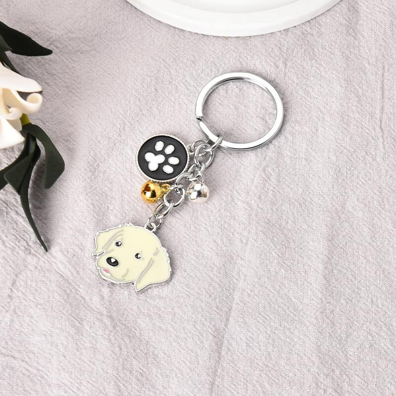 Cute Pet Dog Keychain Gifts for Women Men BFF Birthday Gifts for Best Friends