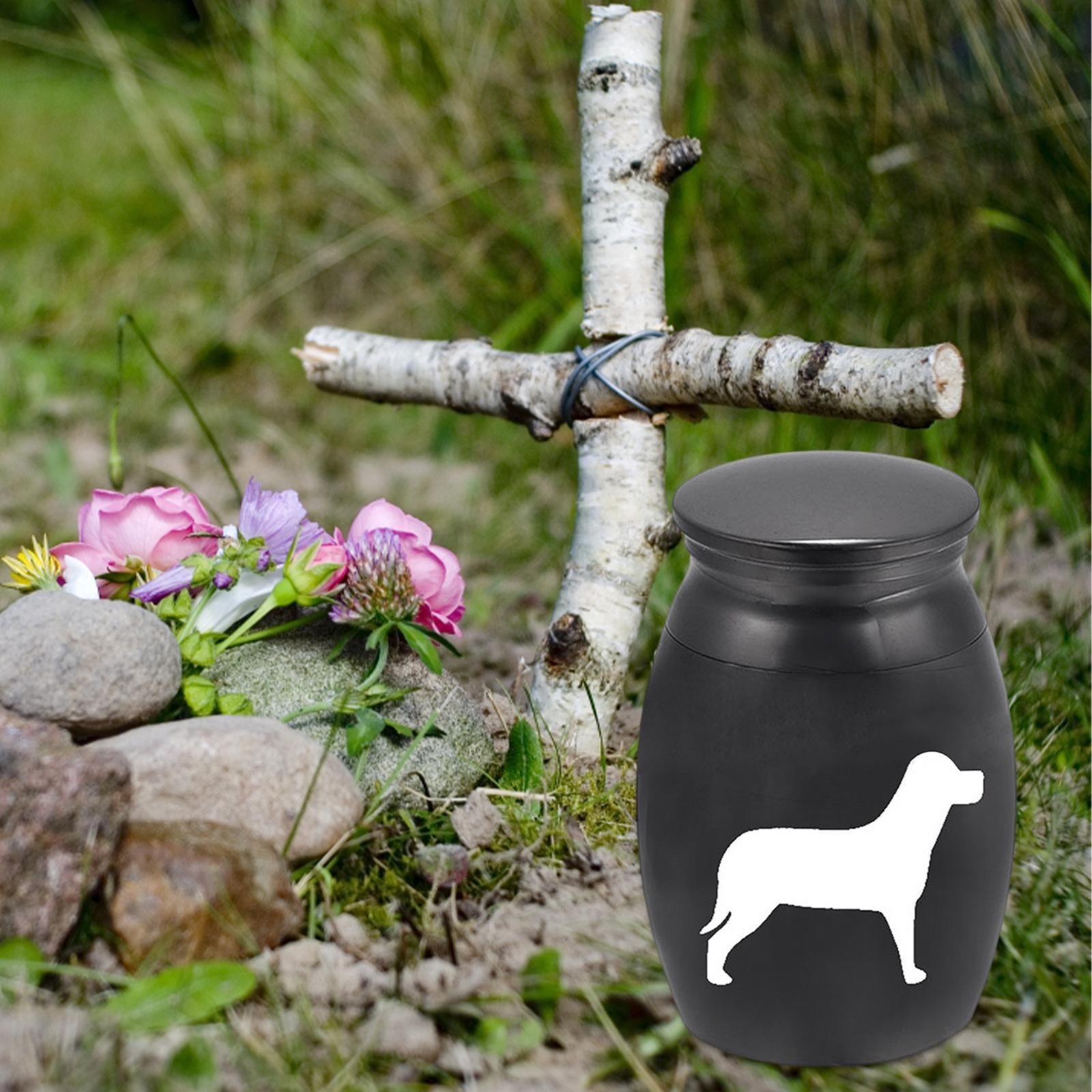 Pet Cremation Urn Ash Urns Perfect for Dogs Lightweight Portable Accessories Met